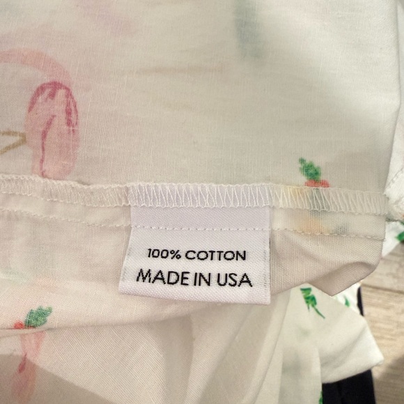 Pristine Smiling Button size 6 flamingo 100% cotton Dress - Picture 7 of 7